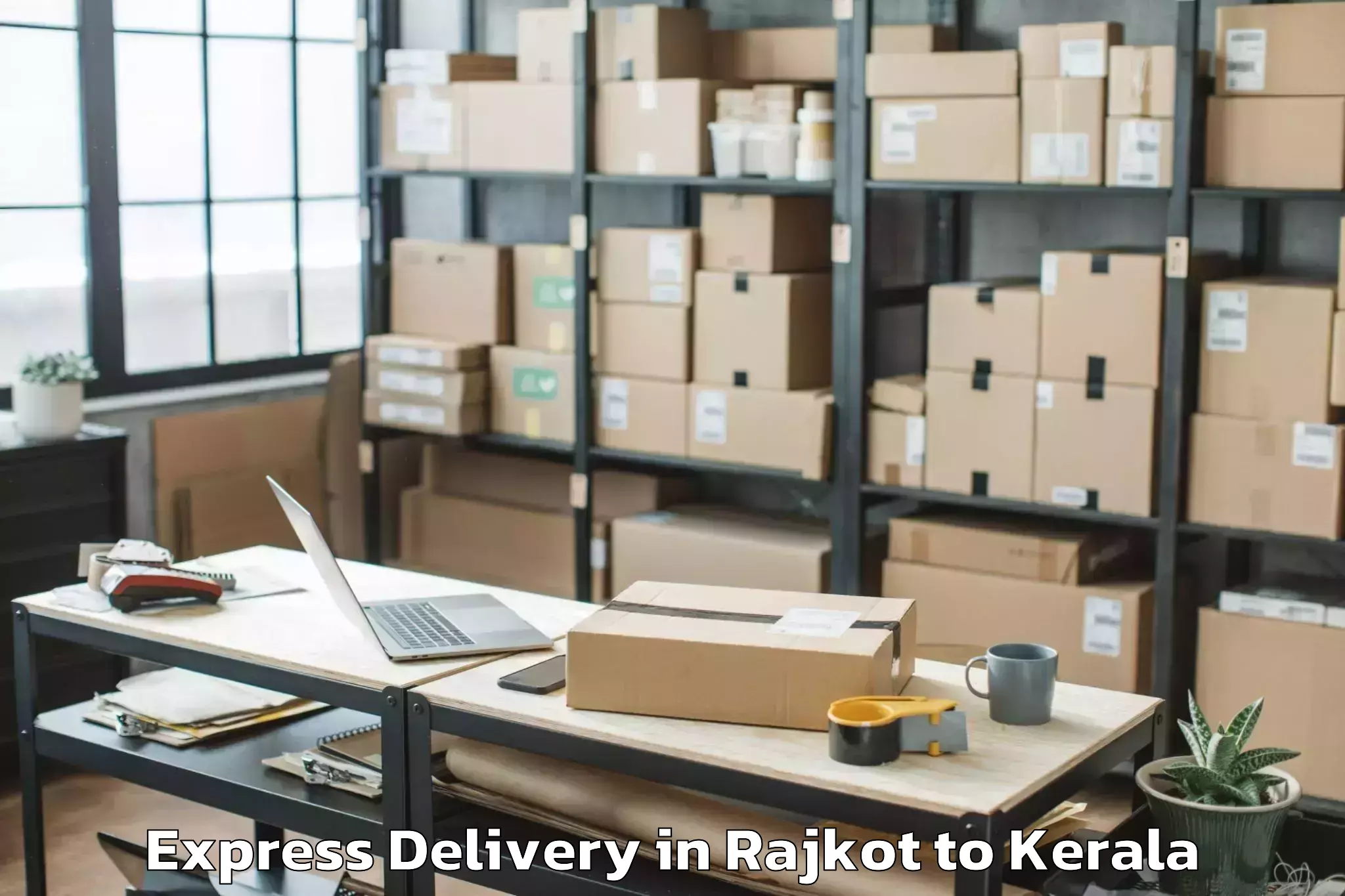 Comprehensive Rajkot to Y Mall Thriprayar Express Delivery